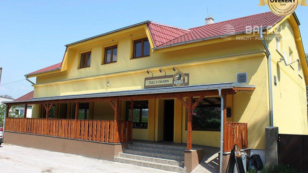 VYHODNA INVESTÍCIA RADOŠINA časť BZINCE - reštaurácia s terasou