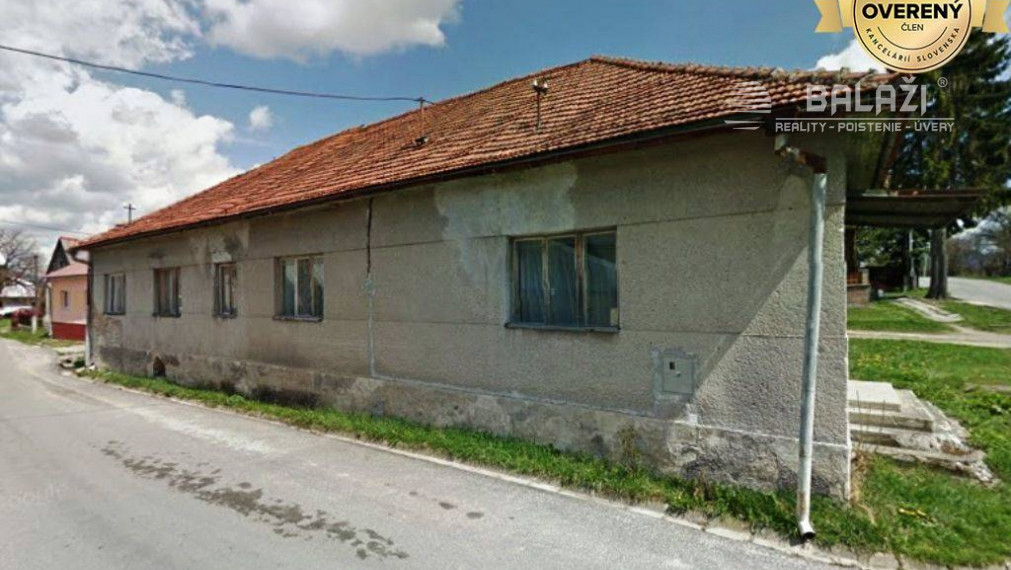 VEĽKÝ ČEPČÍN - dom, budova, pozemok 547m2 okr. Turčianske Teplice