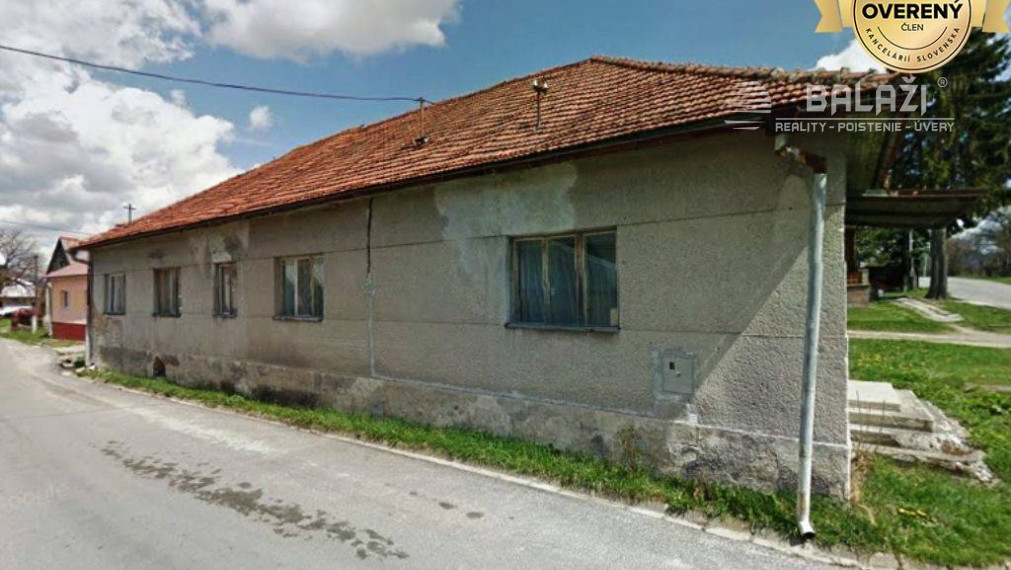 VEĽKÝ ČEPČÍN - dom, budova, pozemok 547m2 okr. Turčianske Teplice