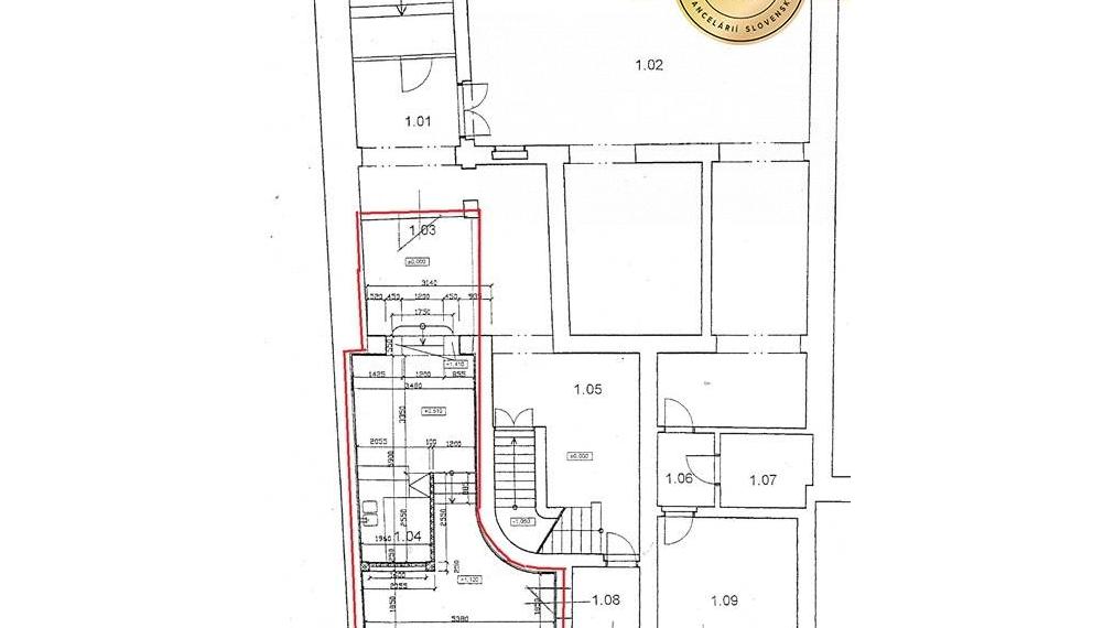 MARTIN- centrum, prenájom obchodného priestoru, 57m2