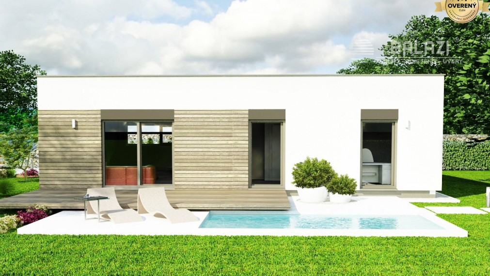 DREVODOM - NÍZKOENERGETICKÝ 4 izbový, 96 m2, okr. Prievidza