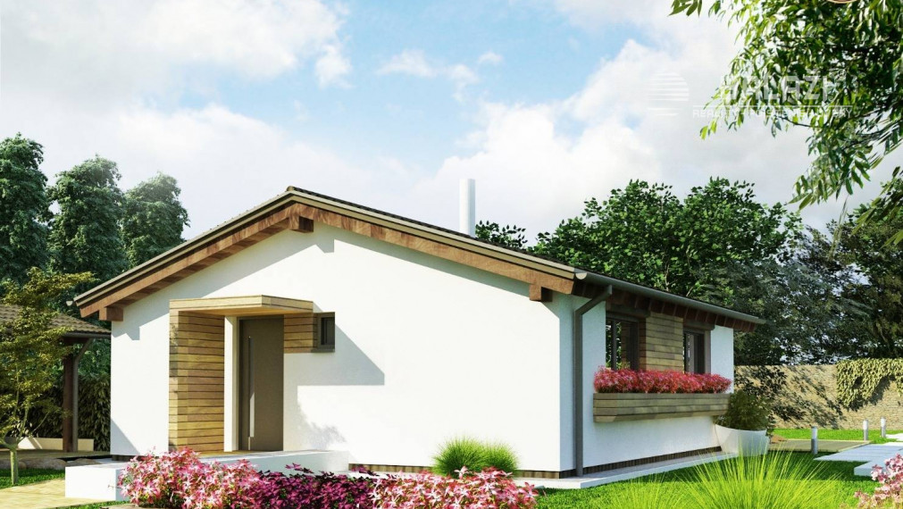 DREVODOM - NÍZKOENERGETICKÝ 2 izbový, 73 m2, okr. Nitra