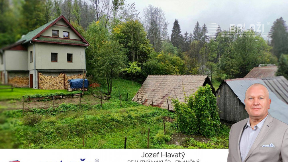 ČREMOŠNÉ-chalupa na pozemku 700m2  