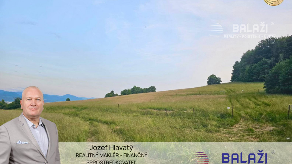 VRÚTKY - pozemok 3520m2 na mobilné domy, chaty PIATROVÁ