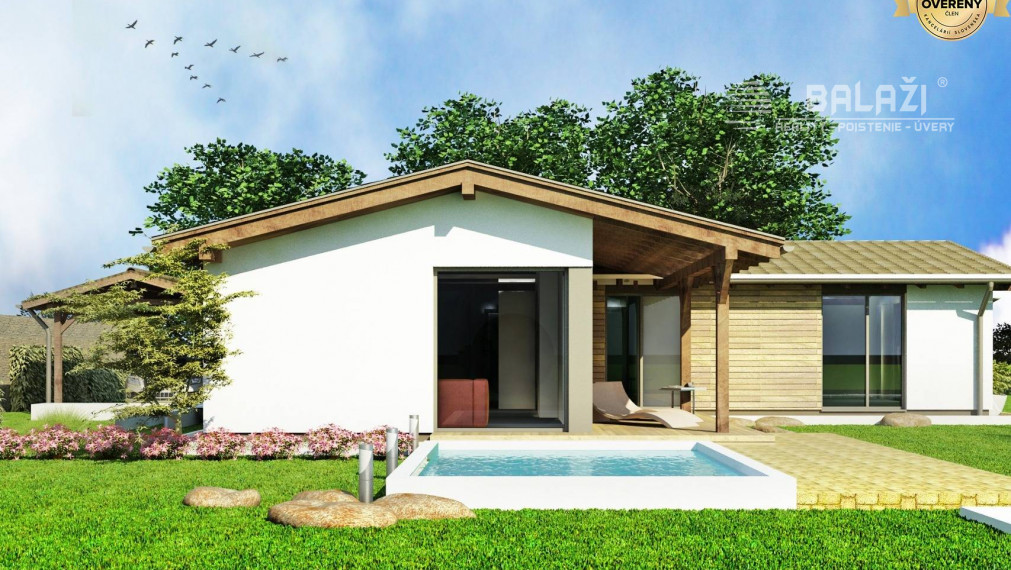 PRAKTIK_ NÍZKOENERGETICKÝ DREVODOM 5 izbový, 114 m2, okr. Žilina