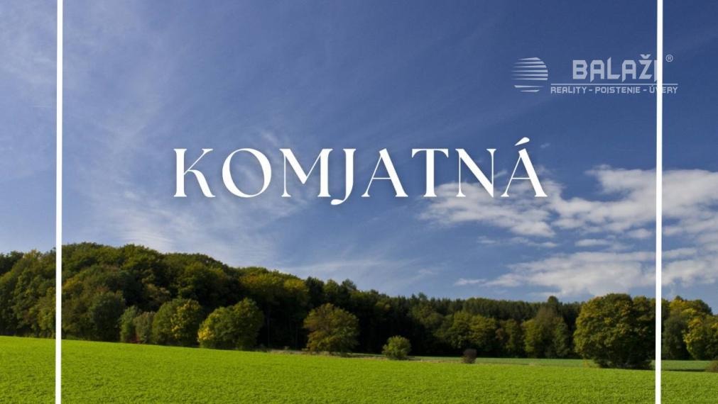 KOMJATNÁ - pozemok 400 m2 na stavbu domov /PREDANÉ/