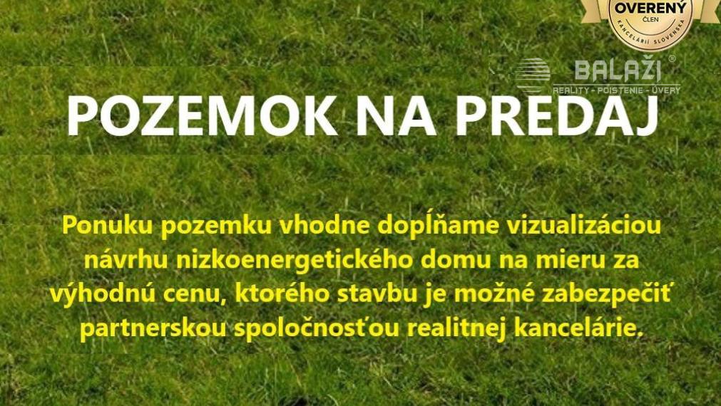 LIETAVSKÁ SVINNA  - BABKOV  pozemok s výmerou 731m2, okr. Žilina