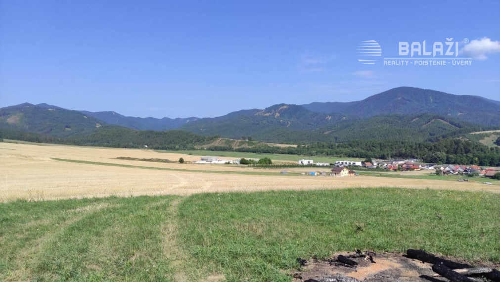 VALČA pozemok s výmerou 5800 m2,  okr. Martin 