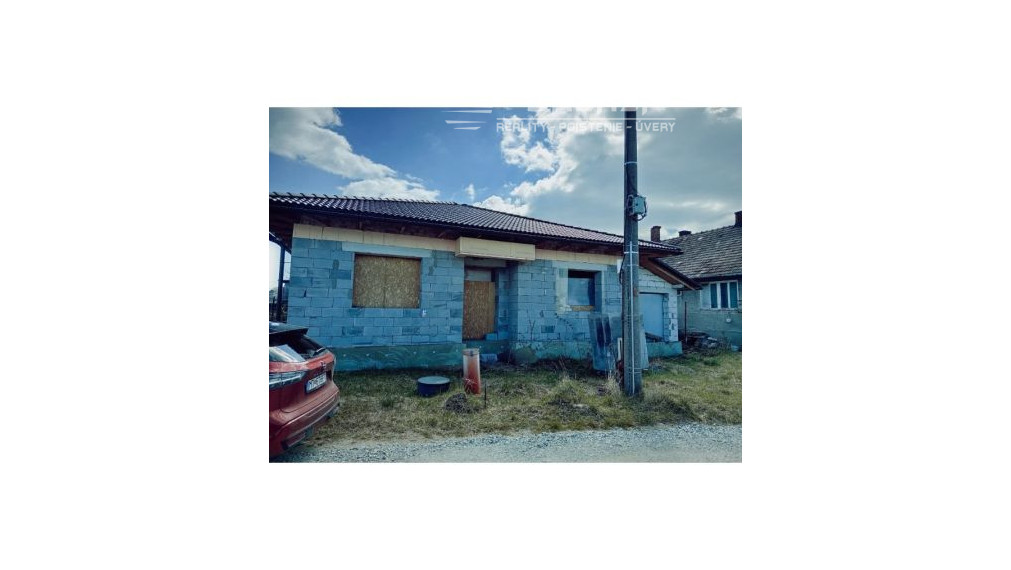 Príbovce - rodinný dom /Bungalov/ Hrubá stavba