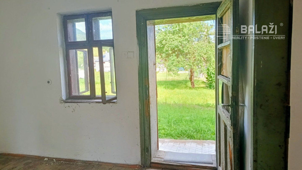 Vidiecky rodinný dom-chalupa, pozemok 1050m2