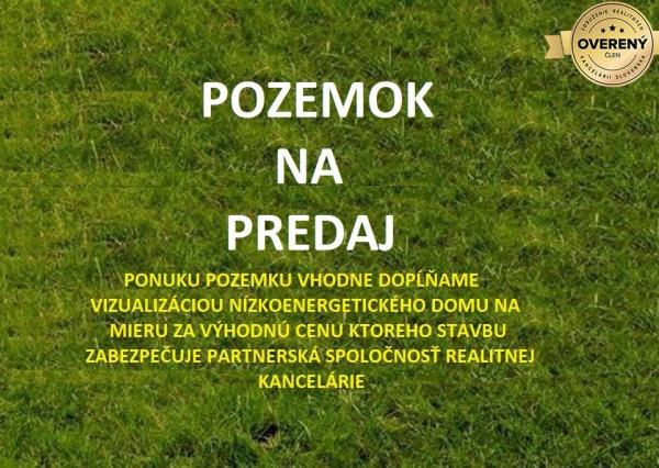 ĽUDOVÍTOVÁ pozemok na výstavbu rodinného domu 2050 m2,okr.Nitra
