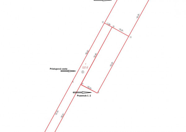 NA PREDAJ - Pozemok s výmerou 801 m2 SÚLOVCE, okr. Topoľčany